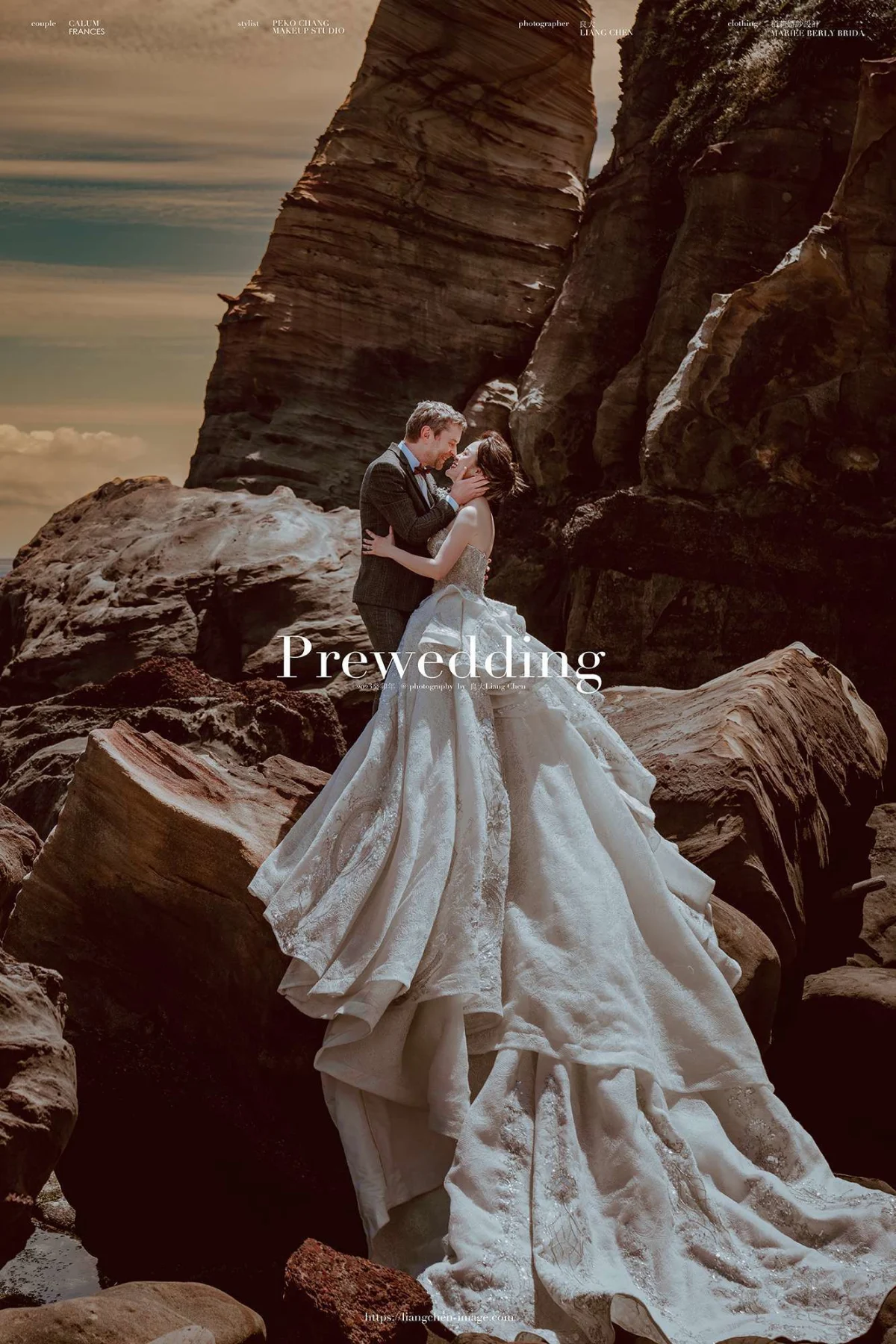 Calum & Frances 婚紗照妝髮造型（北海岸）第 2 張