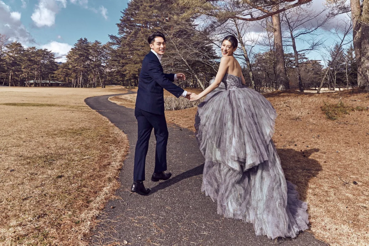 許孟哲 X 趙孟姿 婚紗照妝髮造型（輕井澤）第 1 張