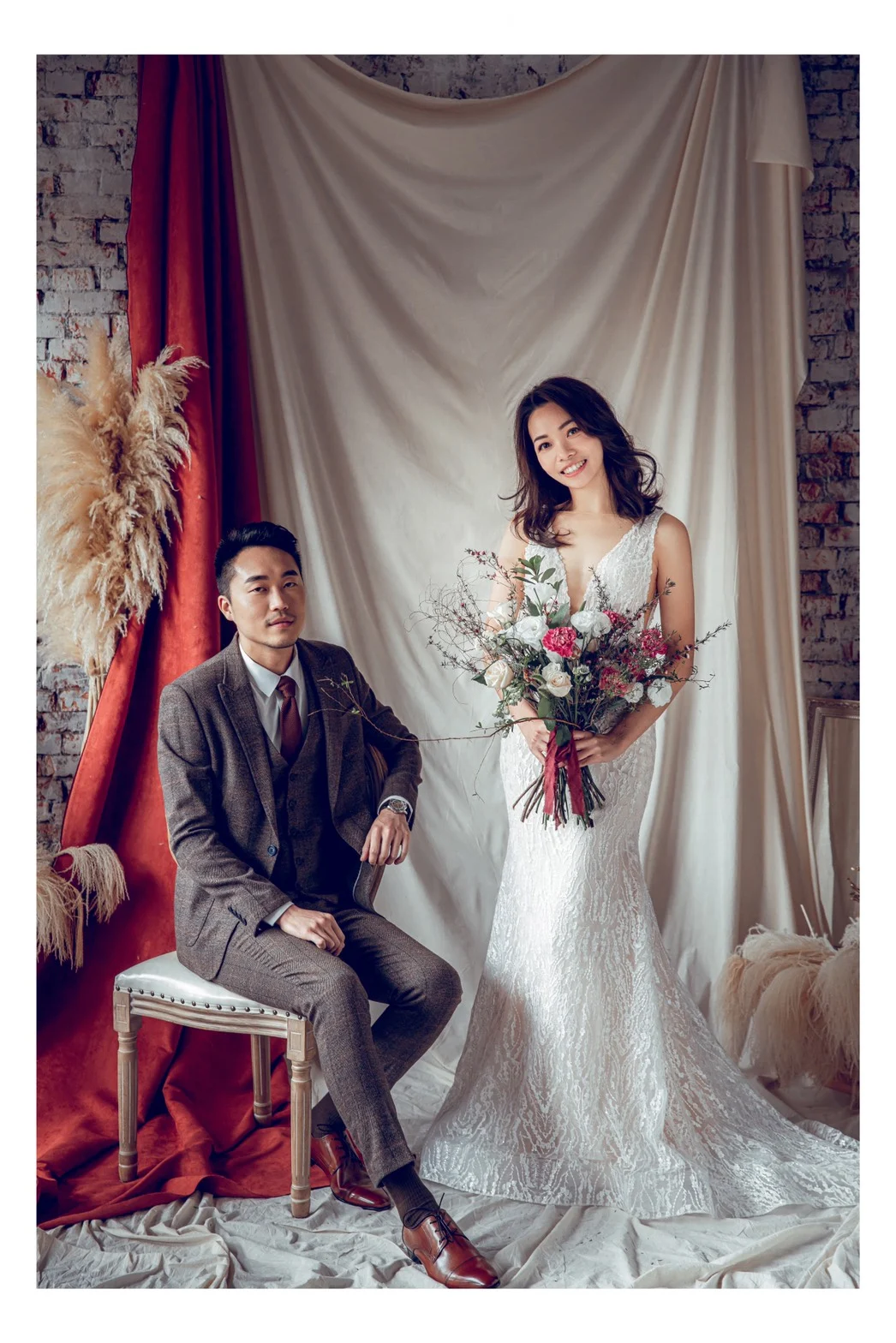 Shawn & Gemma 婚紗照妝髮造型 第 2 張
