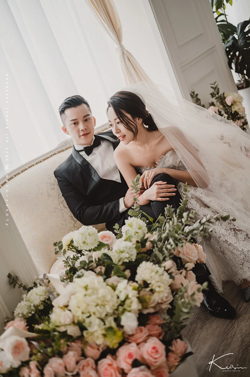 Bryant & Katrina 婚紗照妝髮造型 第 1 張