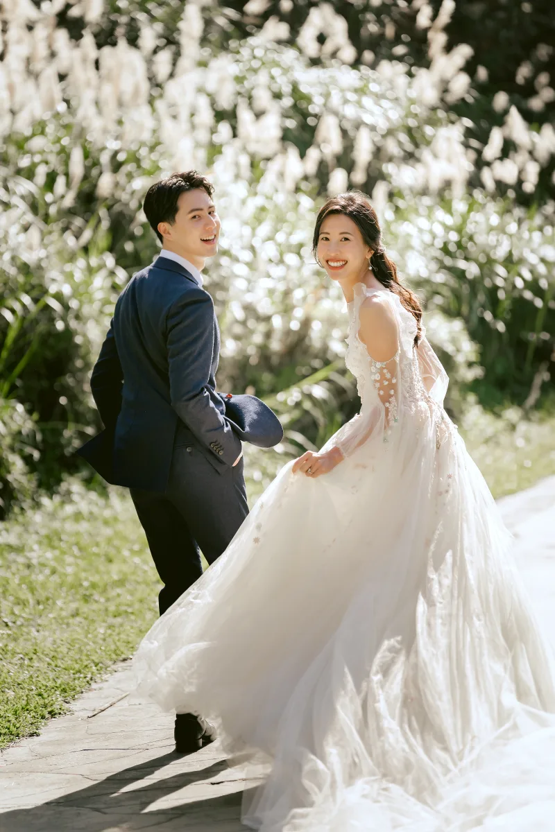 Justin & Esther 婚紗照妝髮造型
